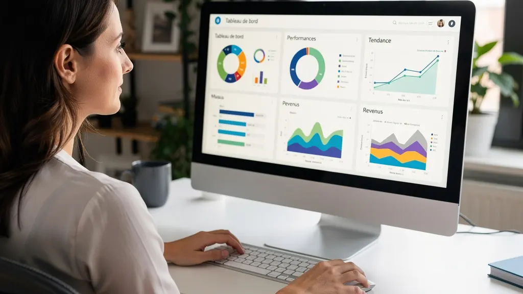 Personne consultant tableau de simulation prêt immobilier sur ordinateur